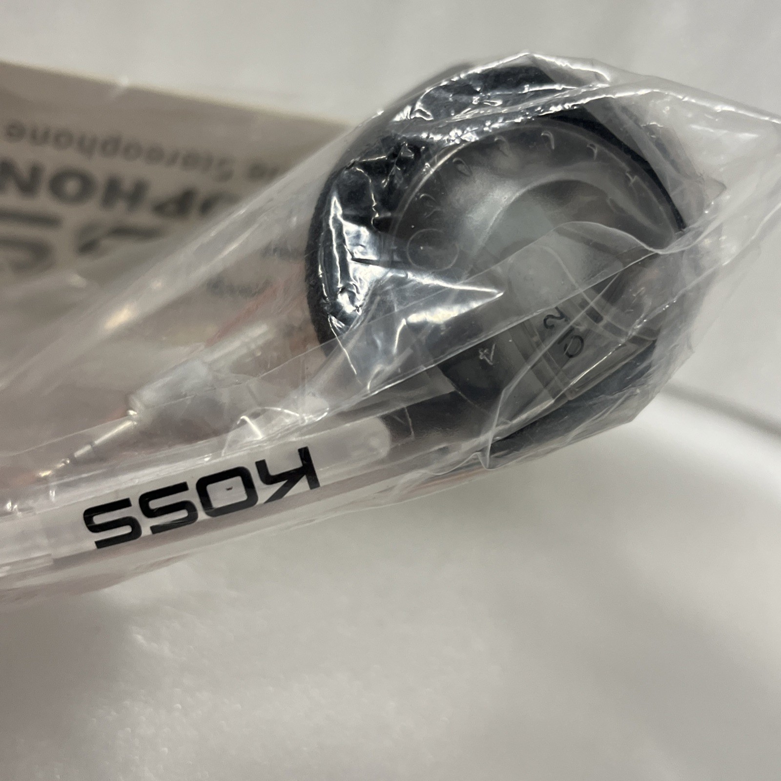 Brand New Vintage Retro Koss CL2 Clear On-Ear Wired Headphones 3.5mm Jack