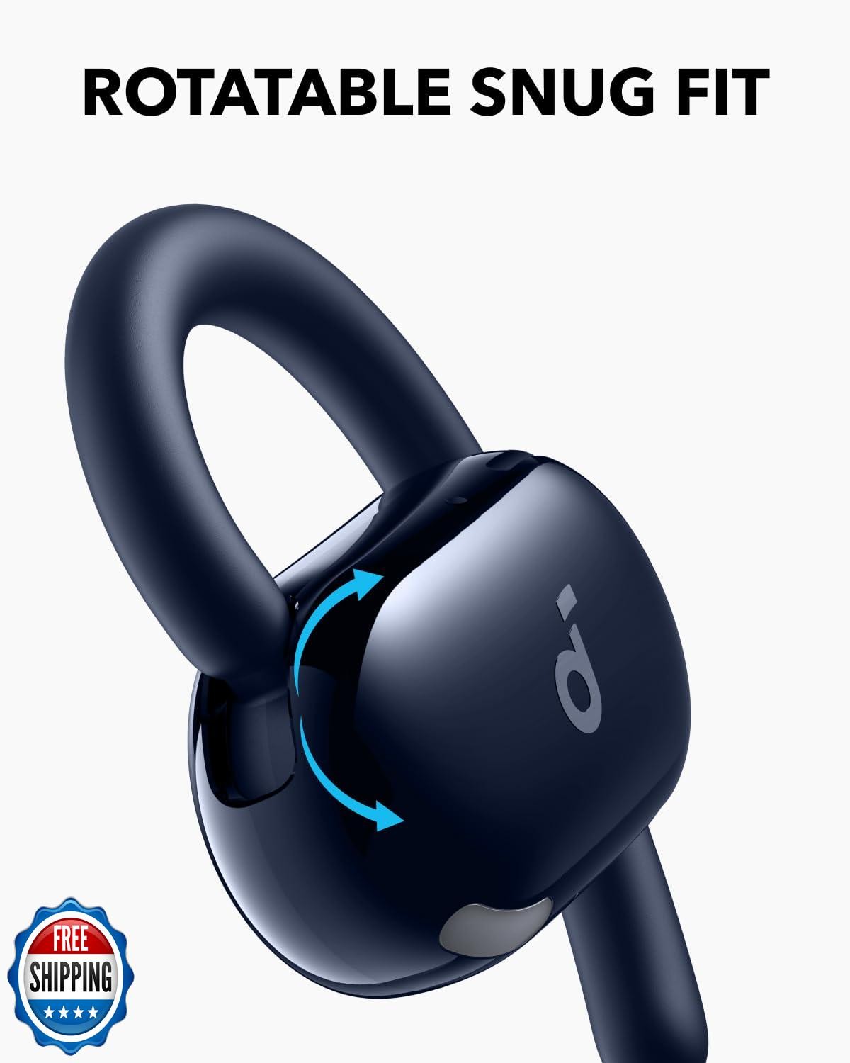 Soundcore V20i by Anker Open-Ear Headphones, Adjustable Ear Hooks