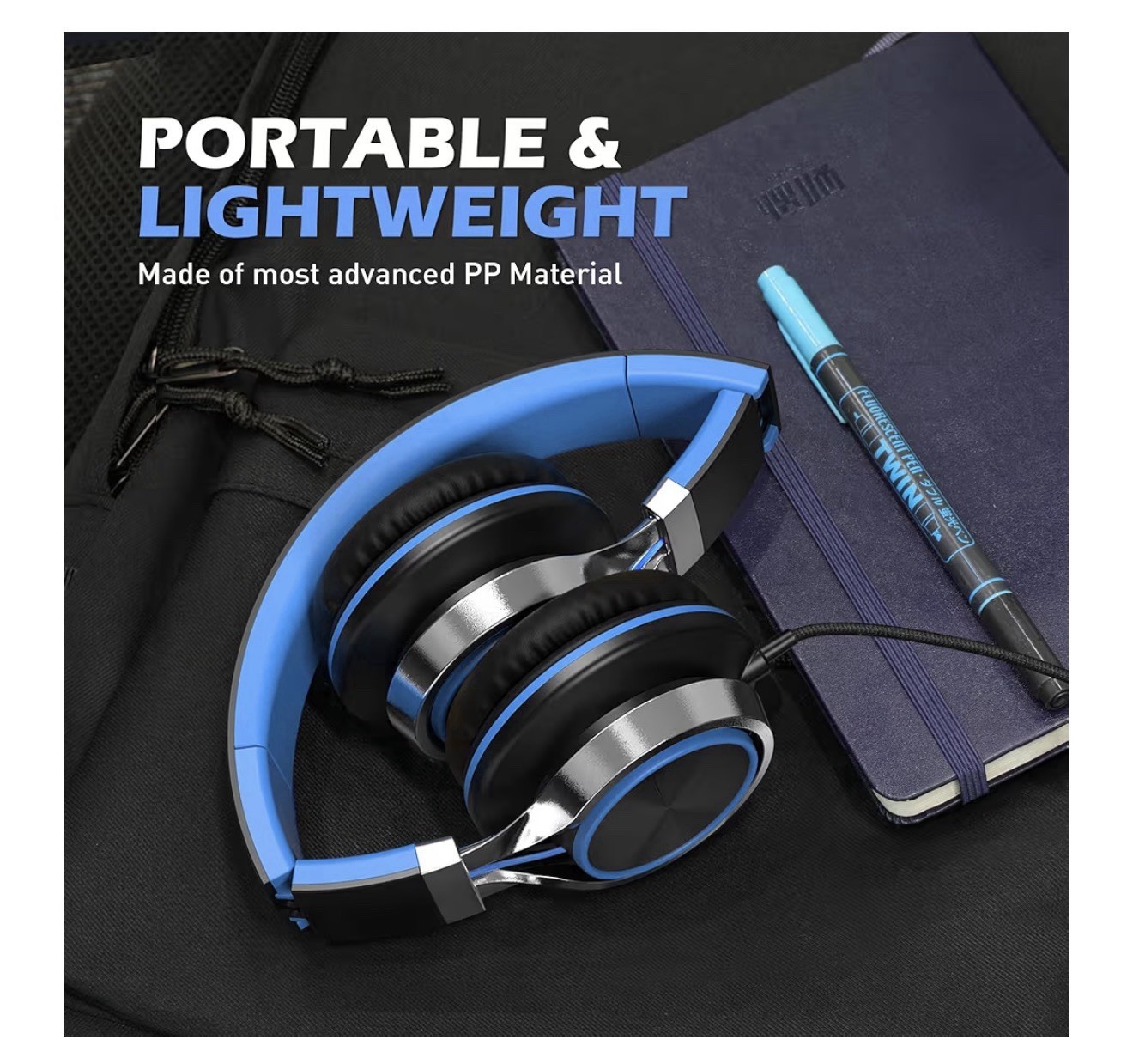AILIHEN C8 Kids Headphones Wired On-Ear Headphones with Microphone & Volume Con