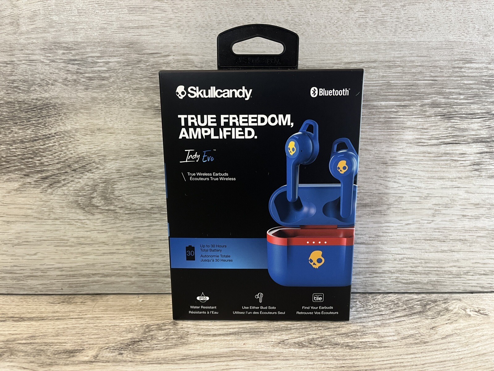 Skullcandy Indy Evo True Wireless Bluetooth Headphones- Black
