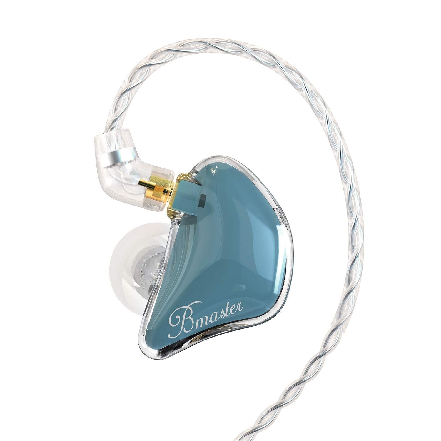 Triple Driver In-Ear Monitor Headphones with Detachable Cables for Musicians – B