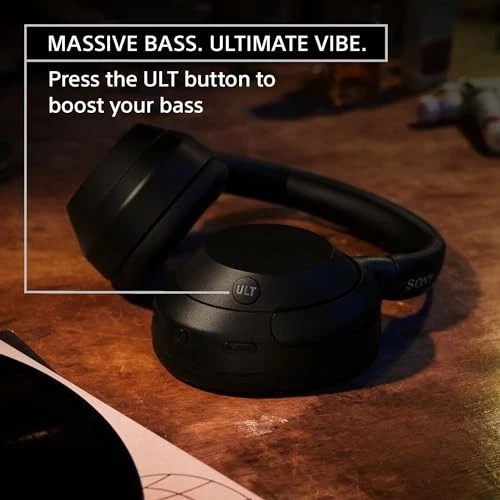 Sony ULT WEAR 900N Wireless Noise Canceling Bluetooth Headphones – Black