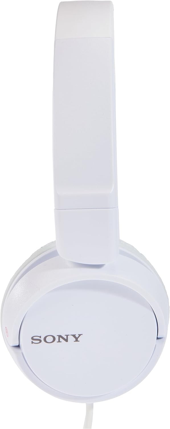 Sony MDR-ZX110 Ear-Pad (On the Ear) Headband Headphones – White