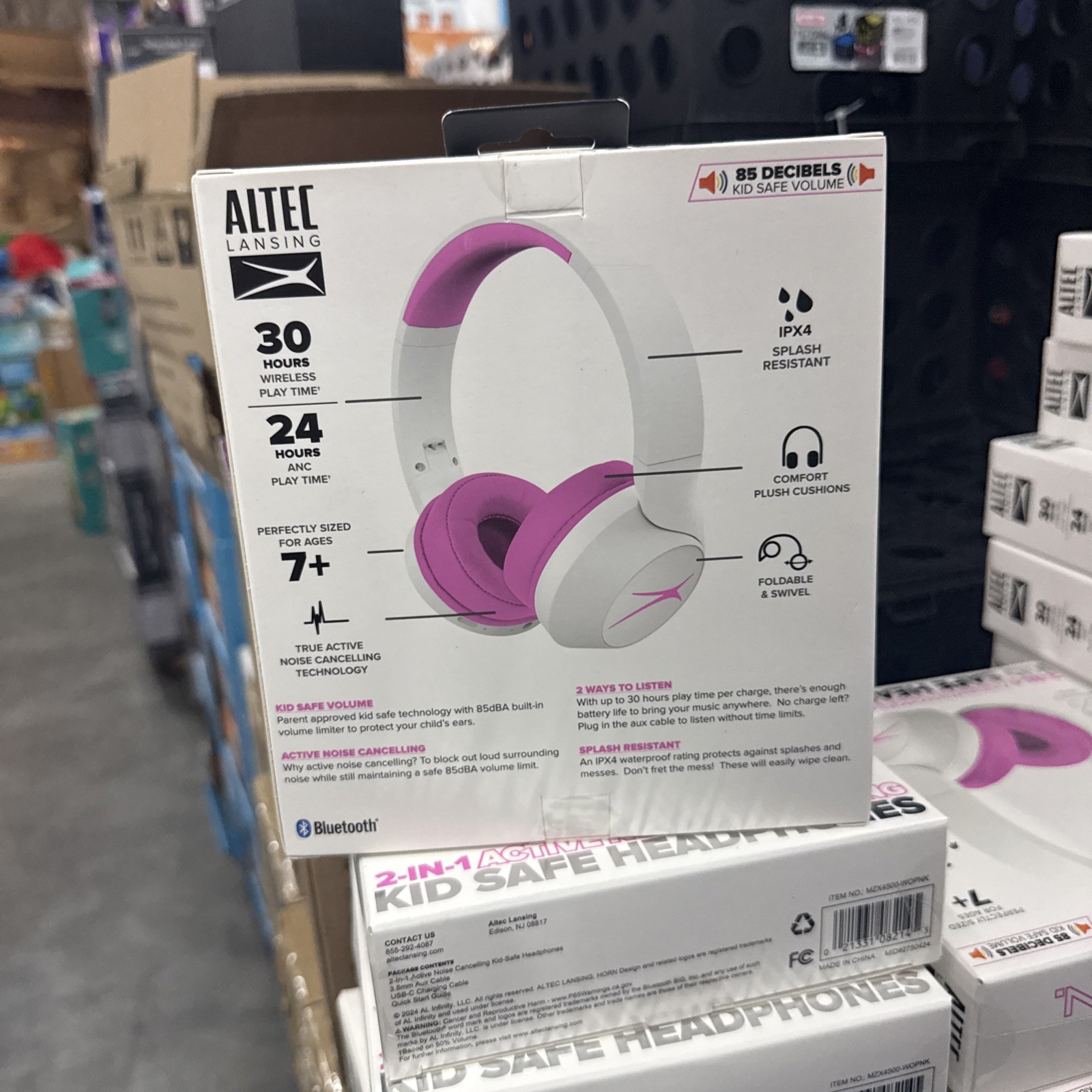 Altec lansing Kid Safe Head Phones 2-in-1 Active Noice Cancelling
