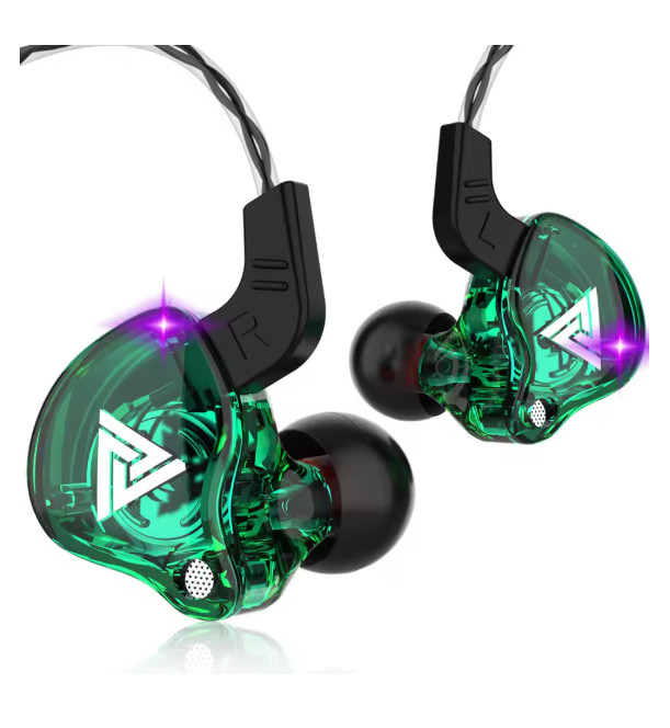 QKZ AK6 In Ear Earphones Wired Headphones Stereo Bass Earbuds w/ Mic