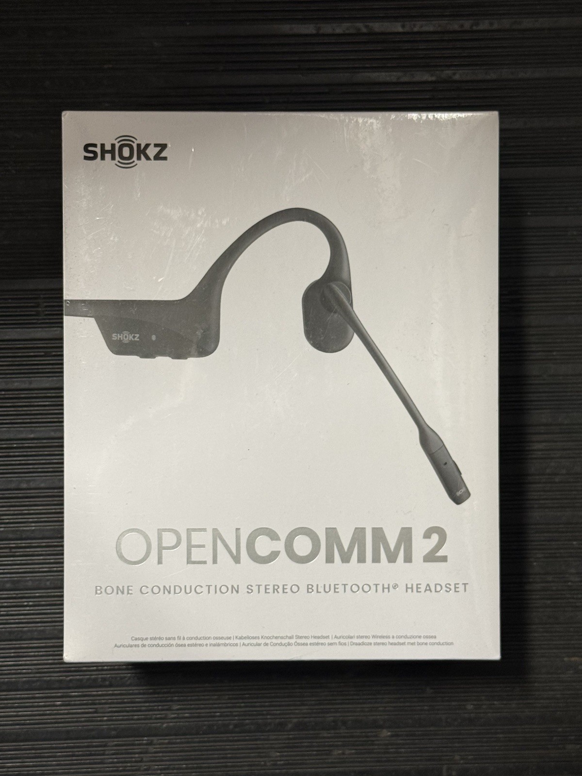 SHOKZ OpenComm 2 Stereo Bone Conduction Bluetooth Headset – NEW & SEALED