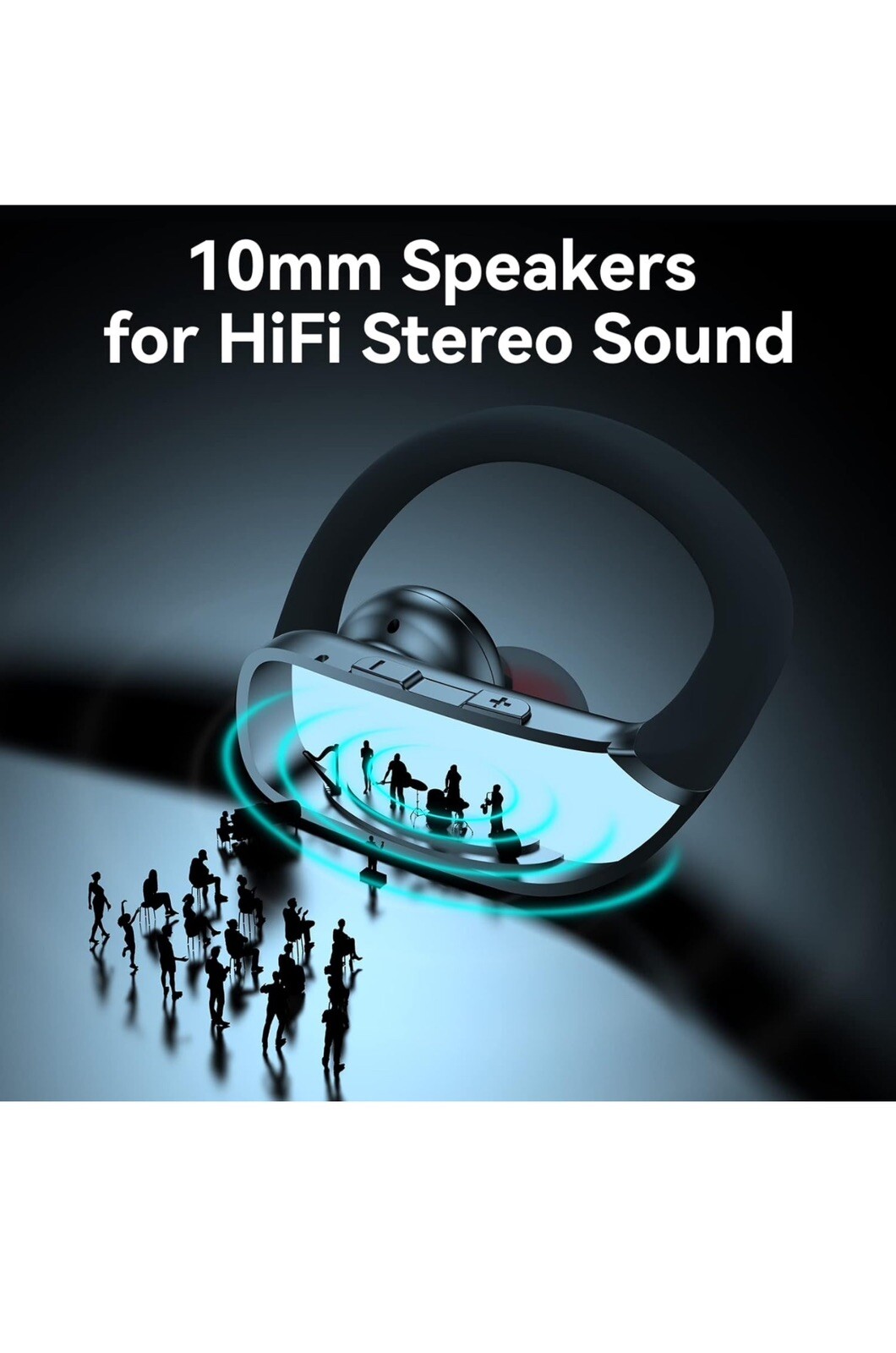 Wireless Over-Ear Earbuds Bluetooth Workout Headphones for Samsung Galaxy A30s