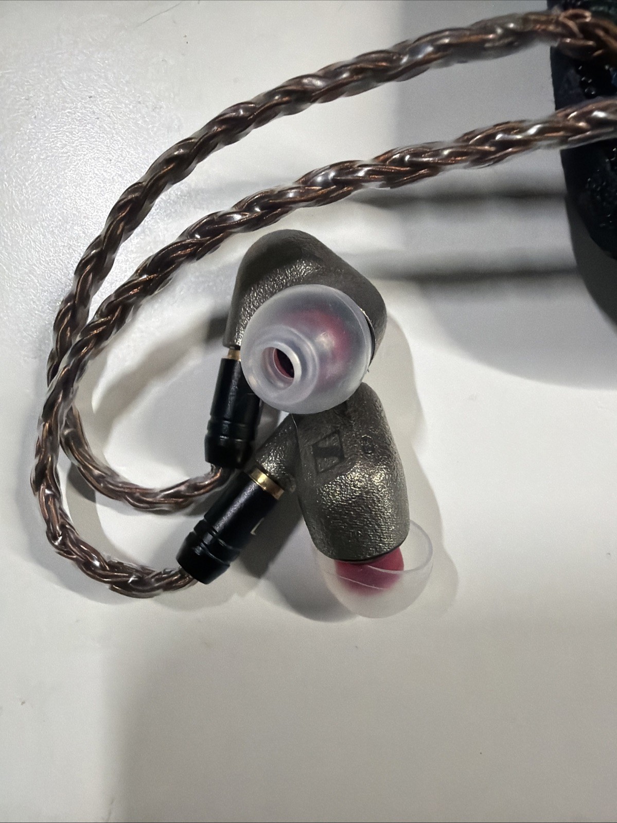 Sennheiser IE 600 IE600 Wired IEMs Silver With After Market Cables Crutchfield