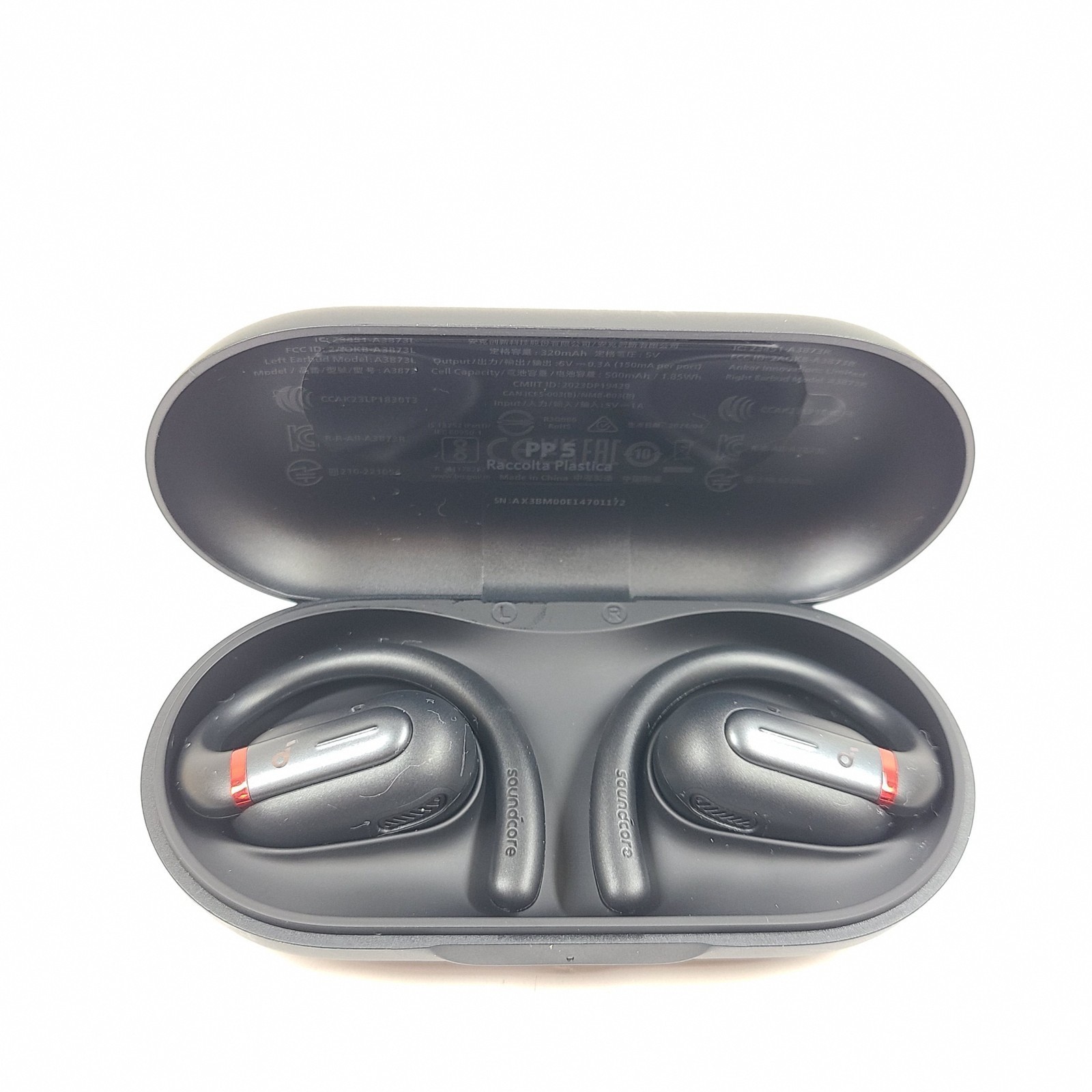 Anker Soundcore V30i A3873 Wireless Bluetooth Sport Earbuds Open-Ear Black