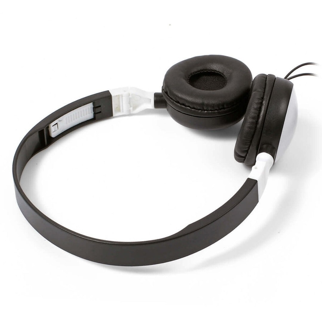 Premium Bulk Headphones for Students Classroom 10 Pack – White
