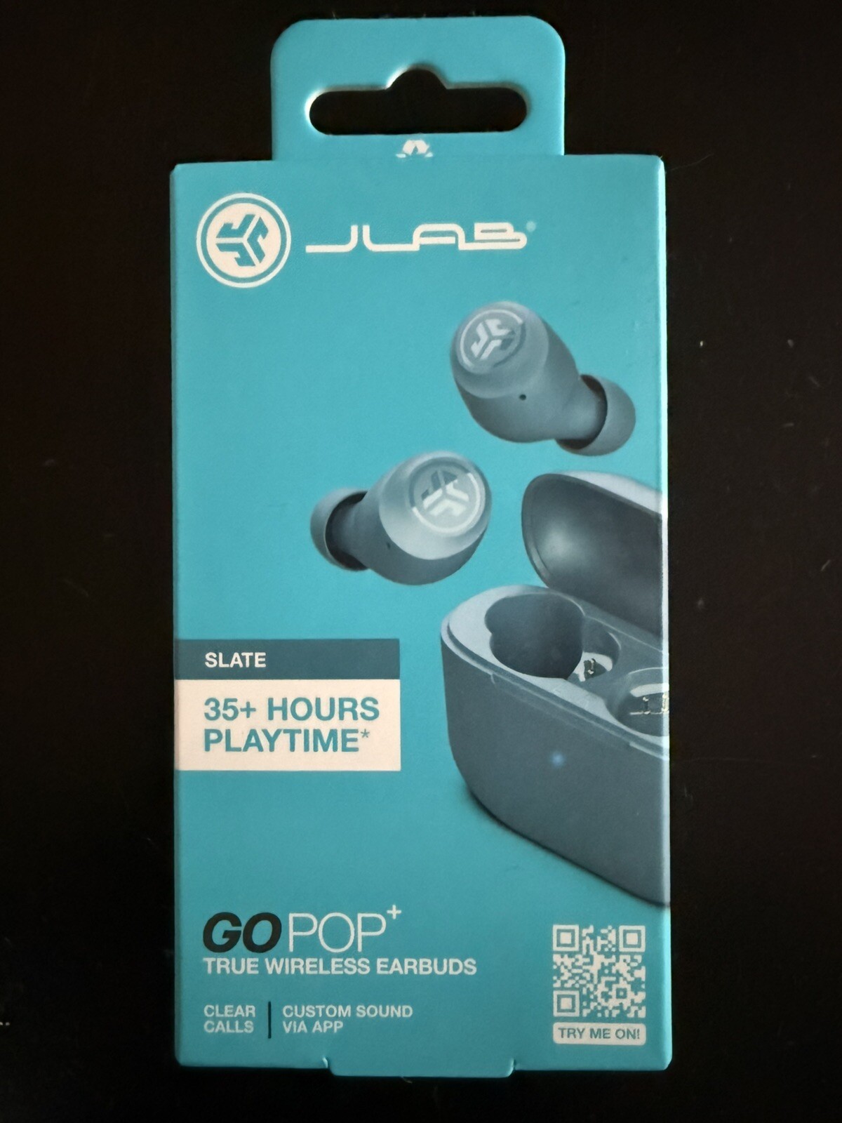 JLAB GO POP+ True Wireless EARBUDS ~ 35+Hours Playtime ~ Custom Sound+Bass Boost