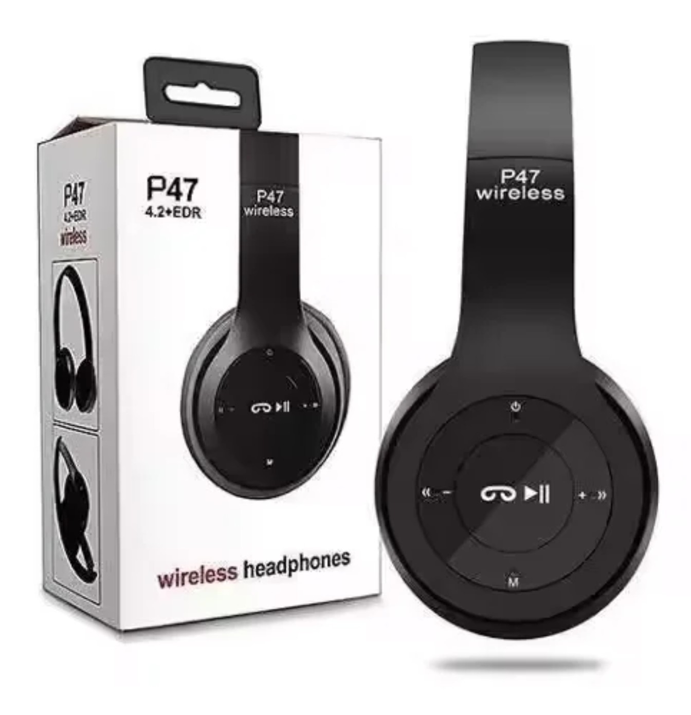 P47 Bluetooth over the ear Gaming Headphone Bundle With smartwatch