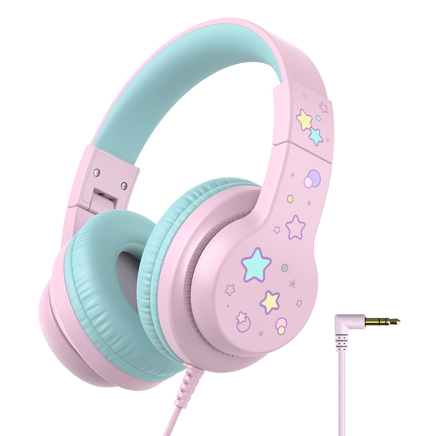 iClever Kids Headphones for School/Travel with Safe Volume 85dBA, HS19S Stere…