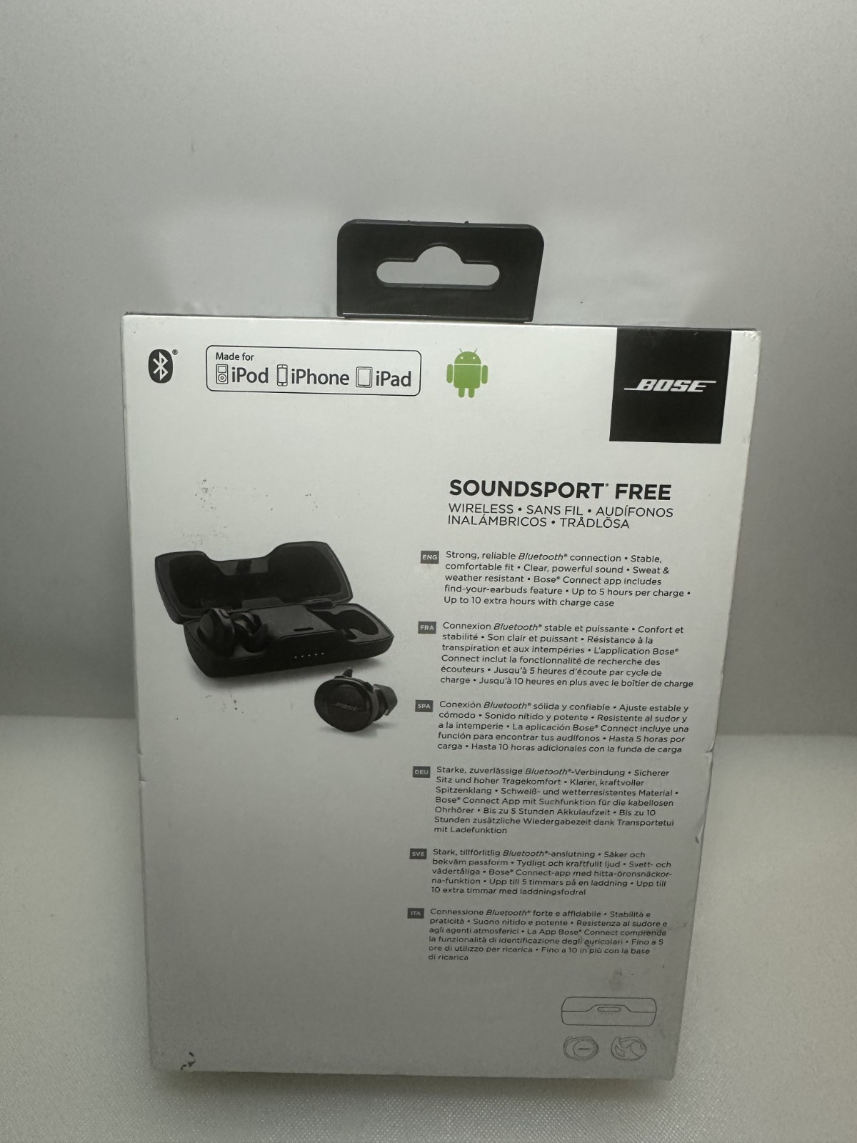 NEW Bose SoundSport Free True Wireless Earbuds – Black