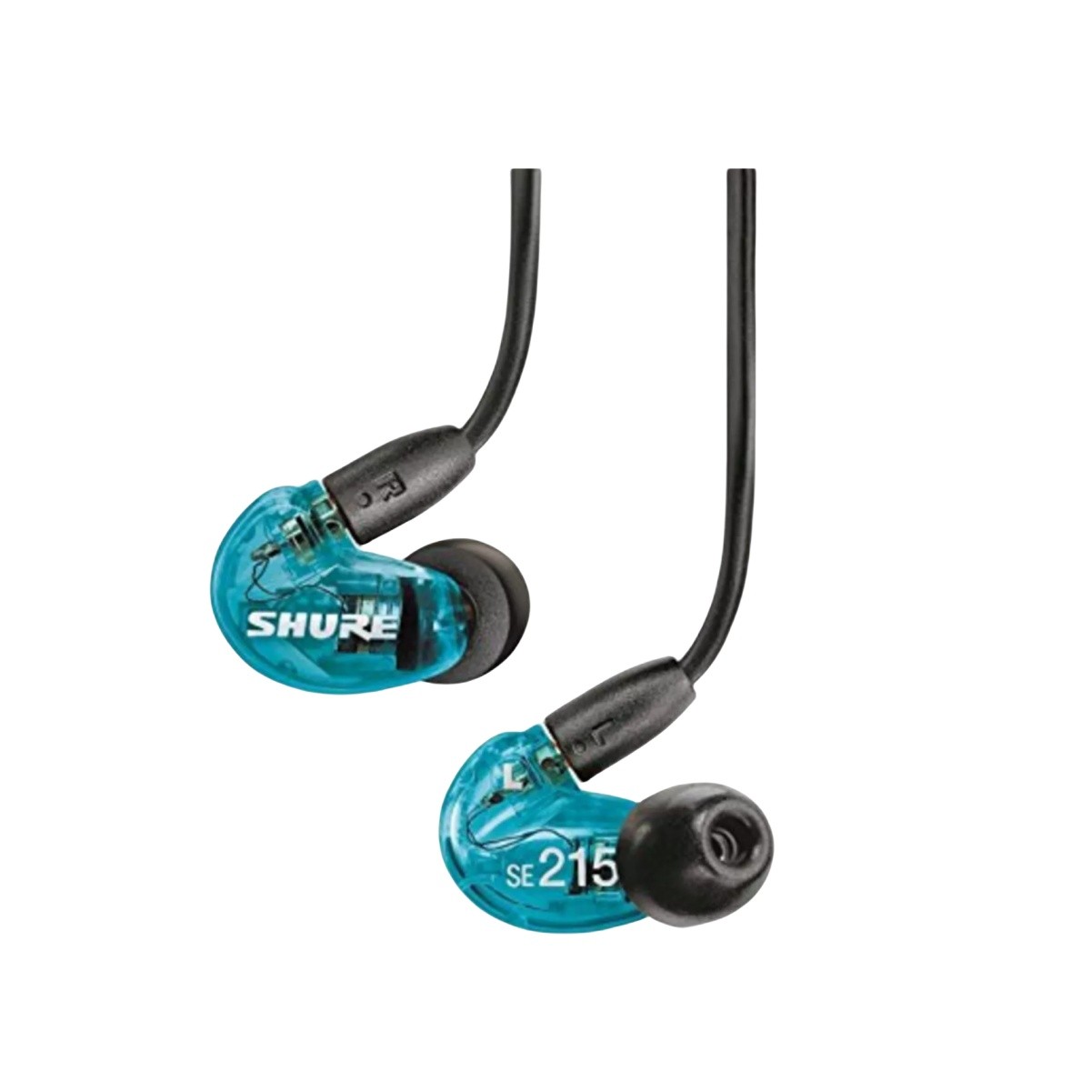 Shure SE215 Sound Isolating In-Ear Earbuds 3.5 mm jack wired Headphones Blue US