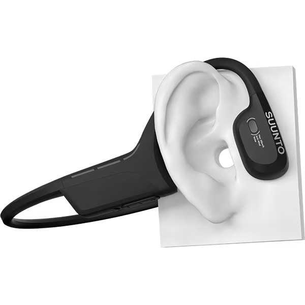 SUUNTO WING2 Wireless Bone Conduction Earphones IP66 Bluetooth BLACK SS051259000