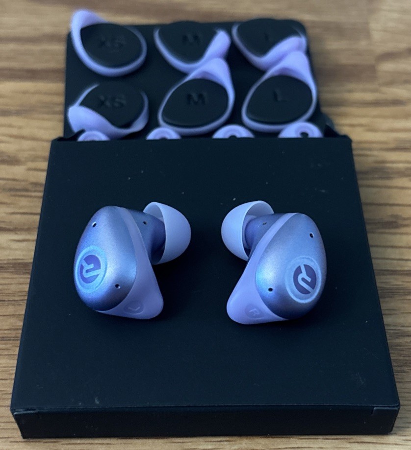 Raycon Fitness Wireless Earbuds Active Noise Cancellation RBE745-23E-PUR Purple