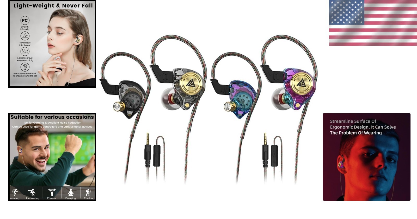 AK3FILE In Ear Headphones – Passive Noise Cancellation