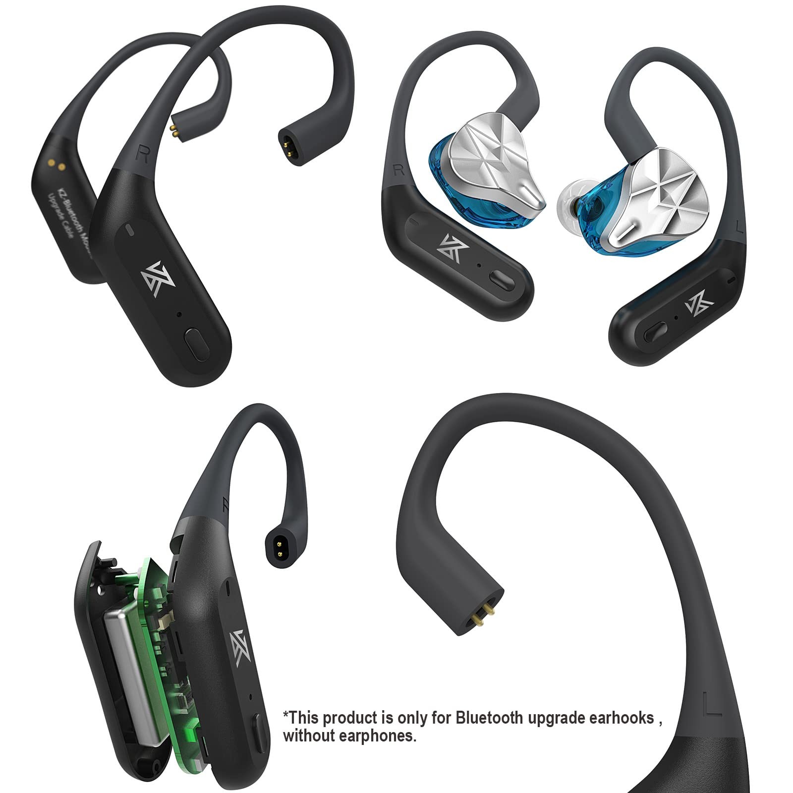 Kz Az09Pro Bluetooth V5.2 Hook Mic Support/40 Hours Playback And App Control