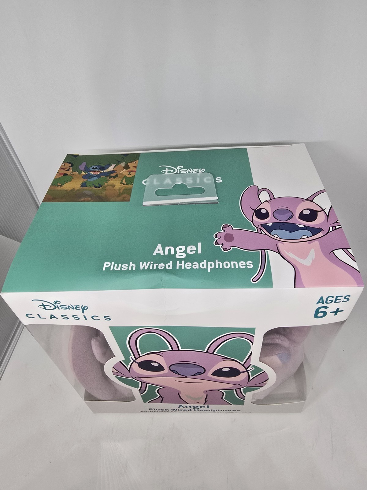 CUTE ANGEL Plush Wired Headphones 3.5 mm Jack Classic New Ages 6+