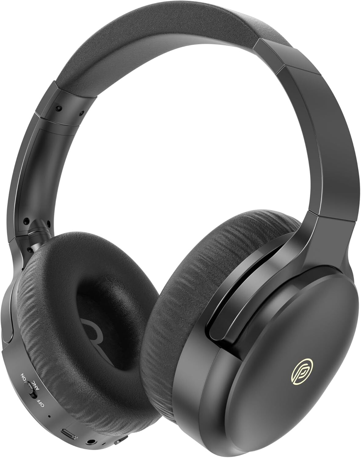 Bluetooth Headphones Over Ear, 100H Playtime, ANC, Mic, Deep Bass, Fast Charge