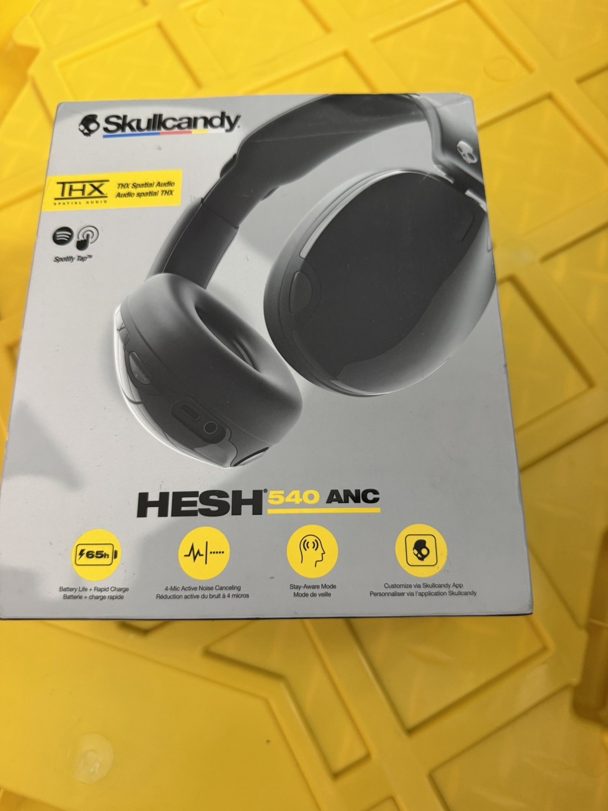 Skullcandy – Hesh 540 ANC Wireless Noise Cancelling Over-Ear Headphones – Black
