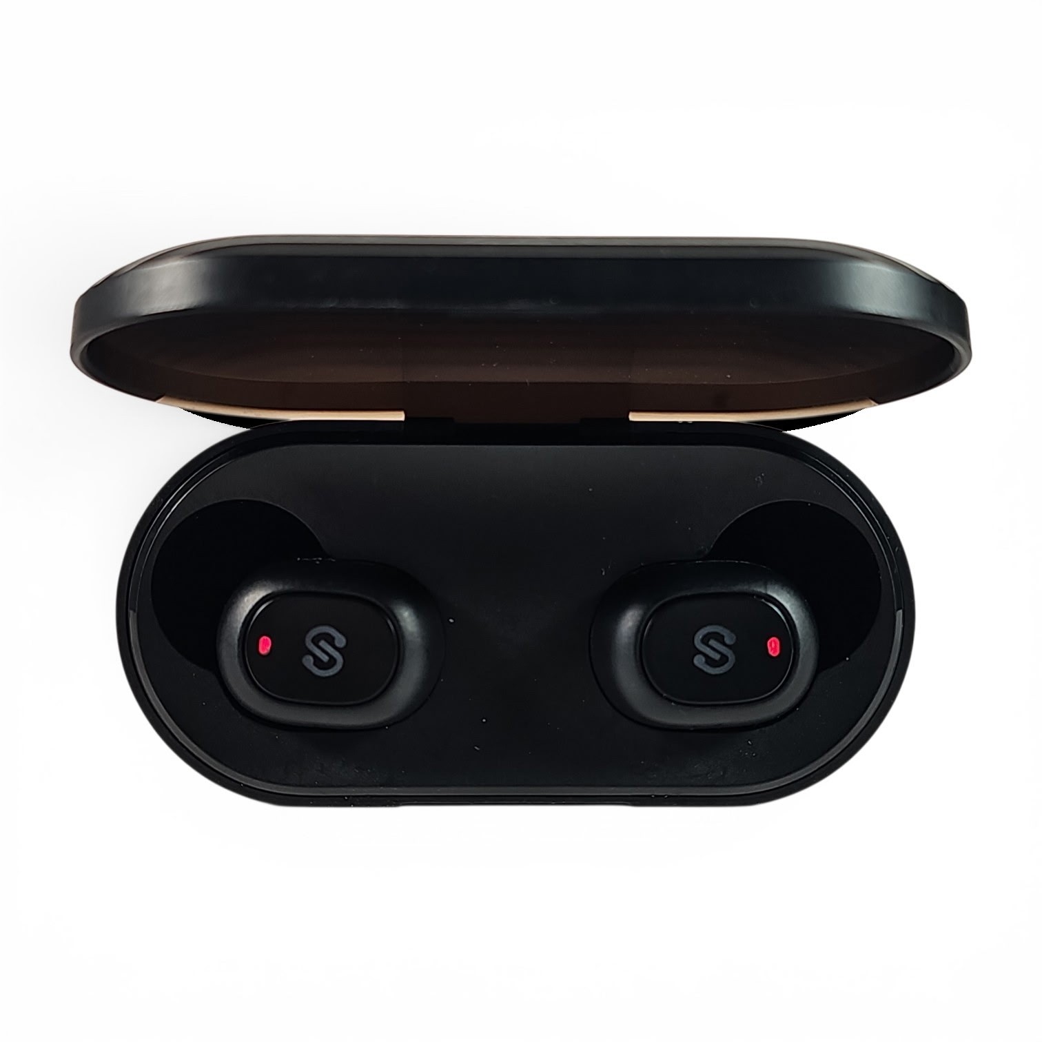SOUNDPEATS TrueFree+ Wireless Bluetooth 5.0 Earbuds Black w/Charging Case Tested