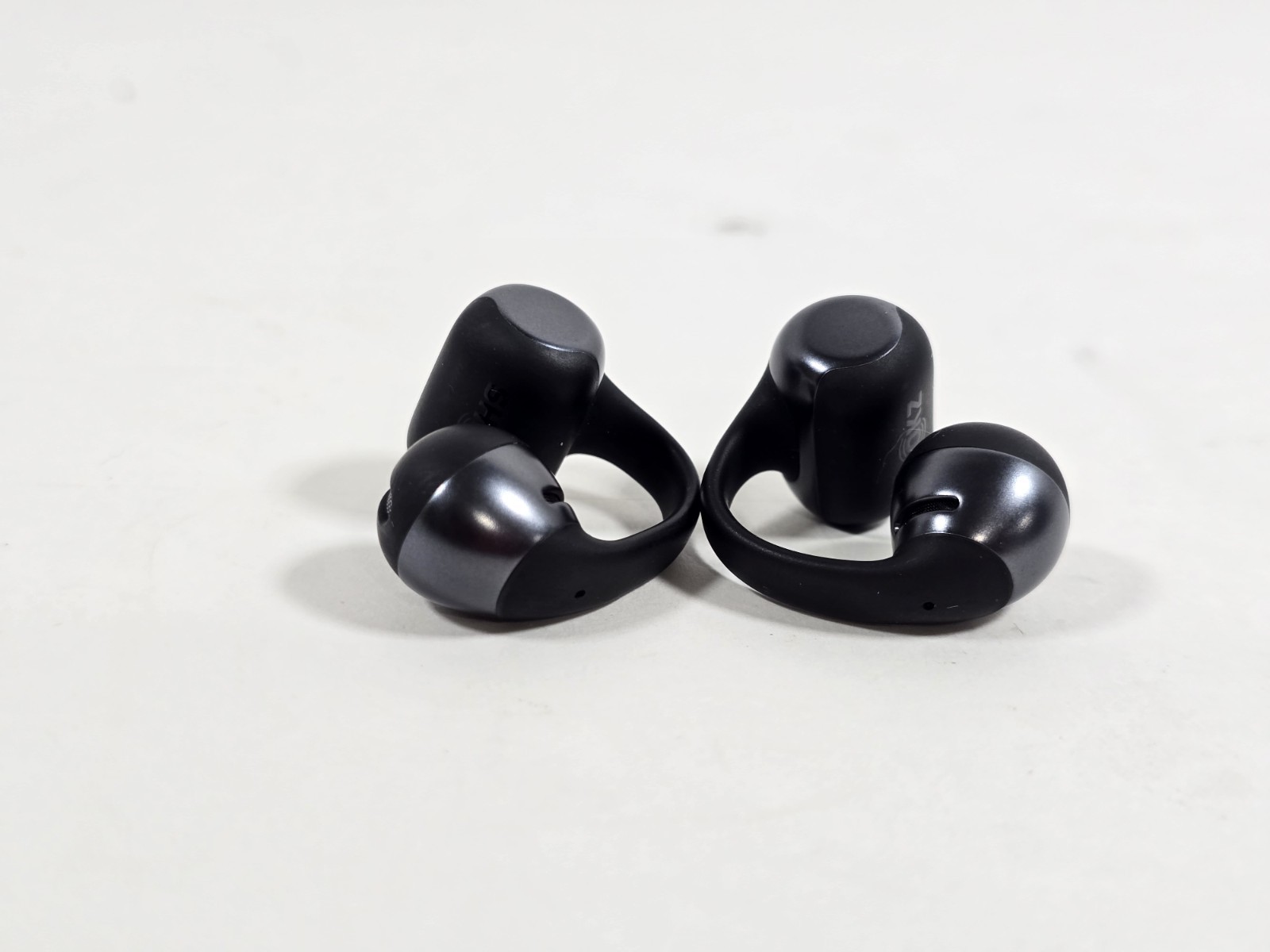 Shokz OpenDots ONE Open-Ear Wireless Bluetooth Earbuds Black No Case