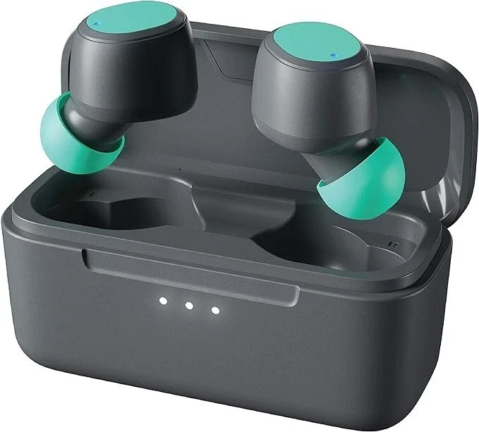 VINYL by Skullcandy True Wireless Bluetooth Earbuds Grey/Teal – Brand New in Box