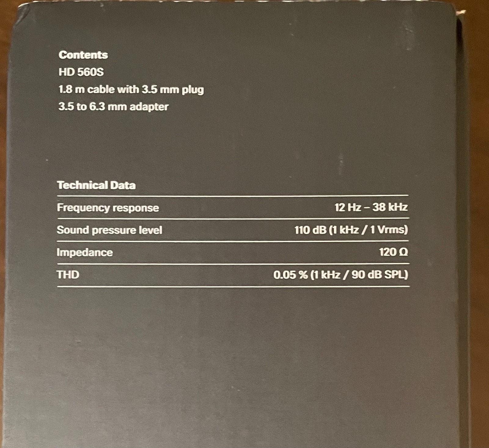 Sennheiser HD 560S Over-the-Ear Wired Headphones – Black *OPEN BOX-UNUSED*