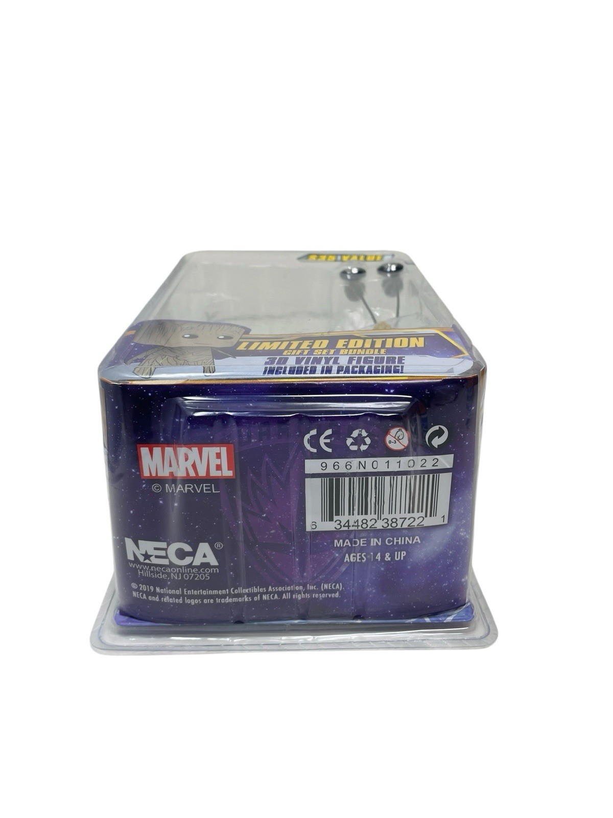 Marvel Guardians Of The Galaxy Vinyl Figure Groot Body Knocker Earbuds Gift Set
