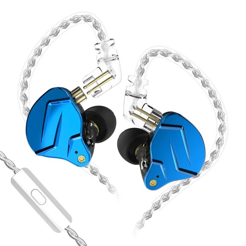 KZ ZSN Pro X 1BA+1DD Hybrid HIFI In-Ear Monitors Metal Earphones Sport Headset