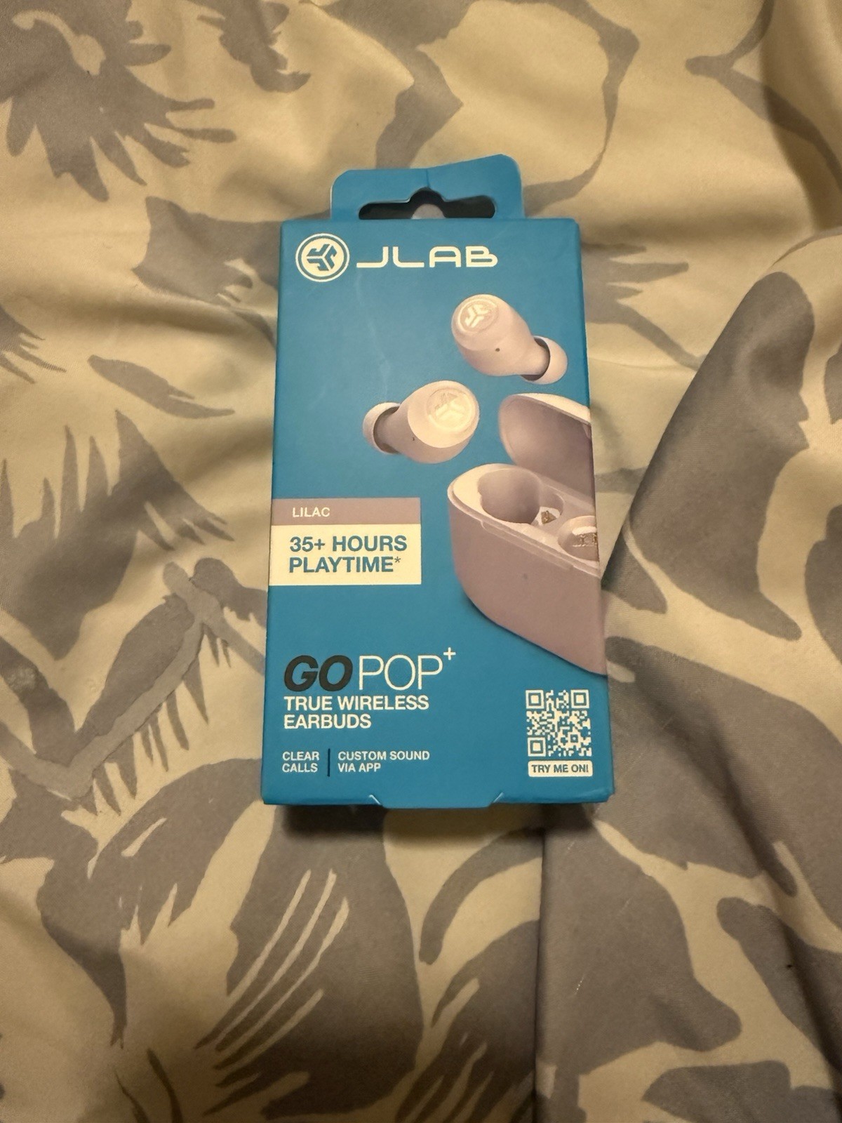 JLab GO Air POP True Wireless In-Ear Headphones – Purple (EBGAIRPOPRLLC124)