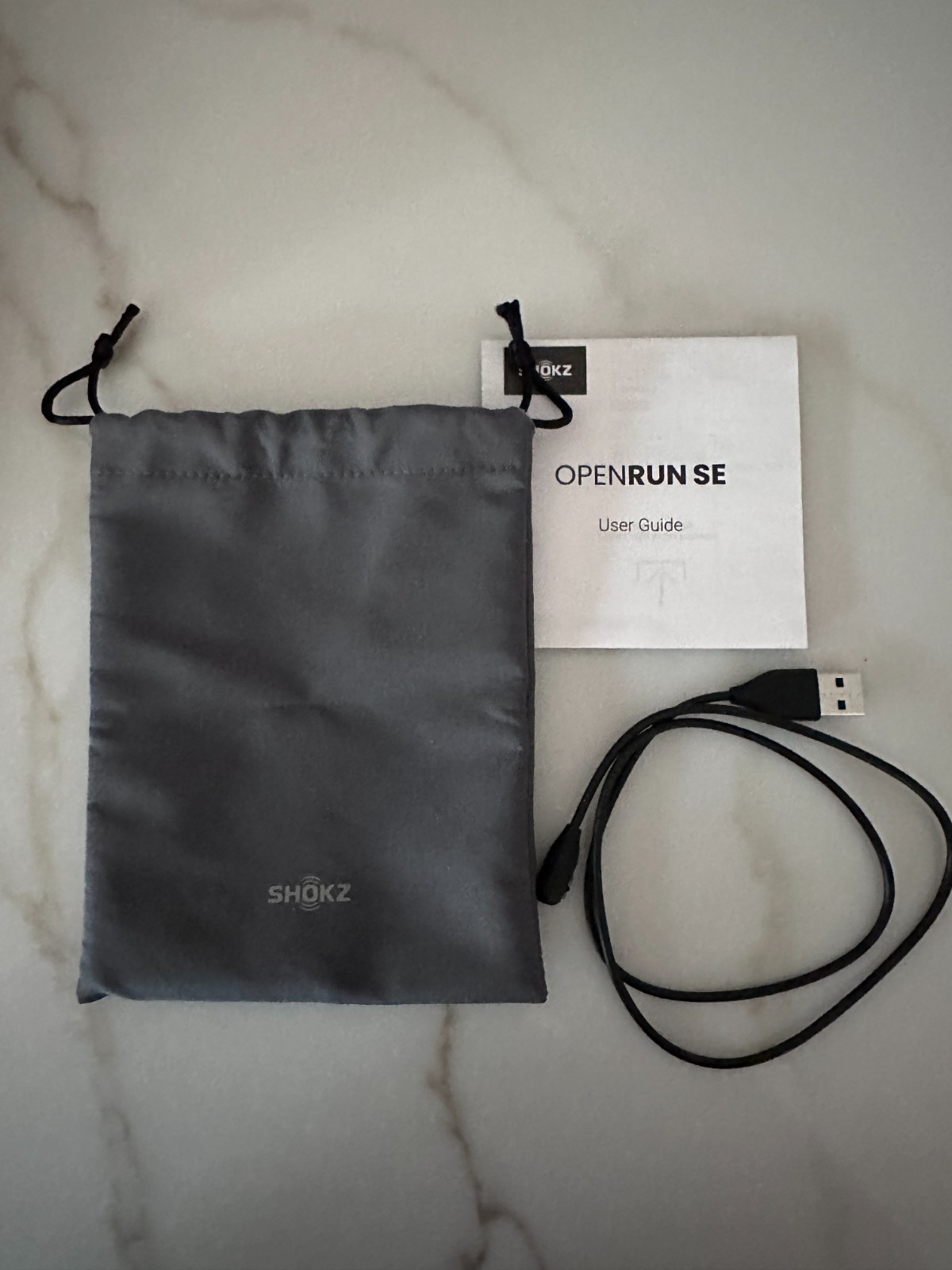 Shokz OpenRun SE Bone Conduction Sport Headphones Indigo Blue S803