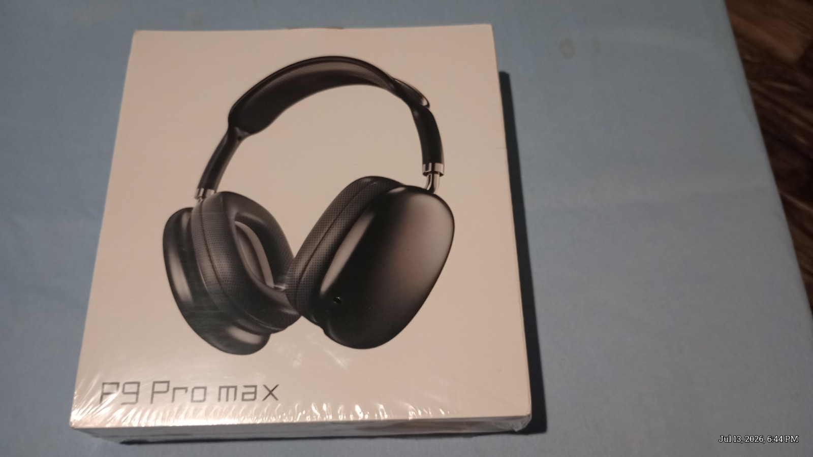 New P9 PRO MAX Headphones Noise Cancelling Bluetooth Earphones Black
