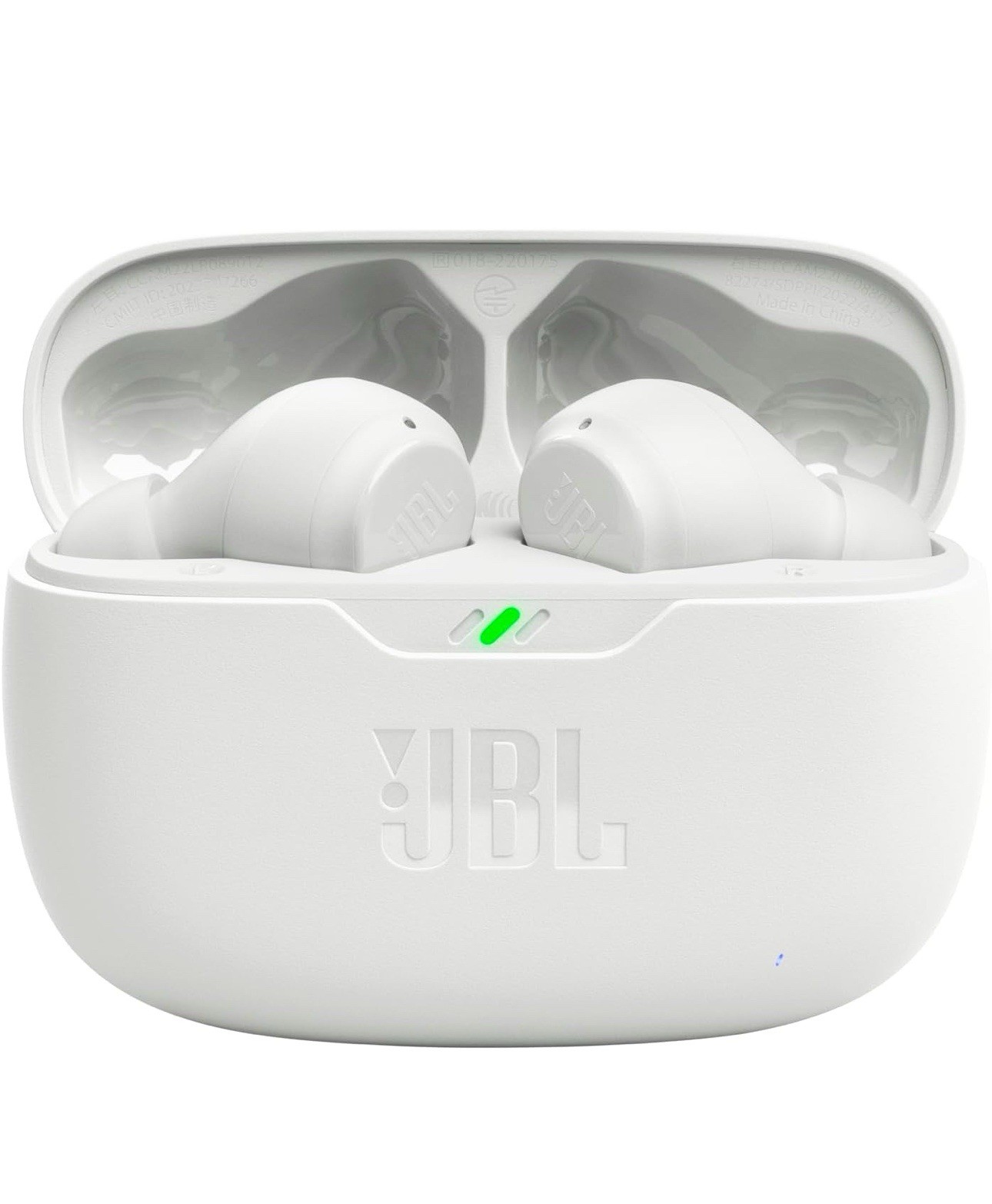 JBL True Wireless Vibe Beam – Deep Bass Sound Earbud – White