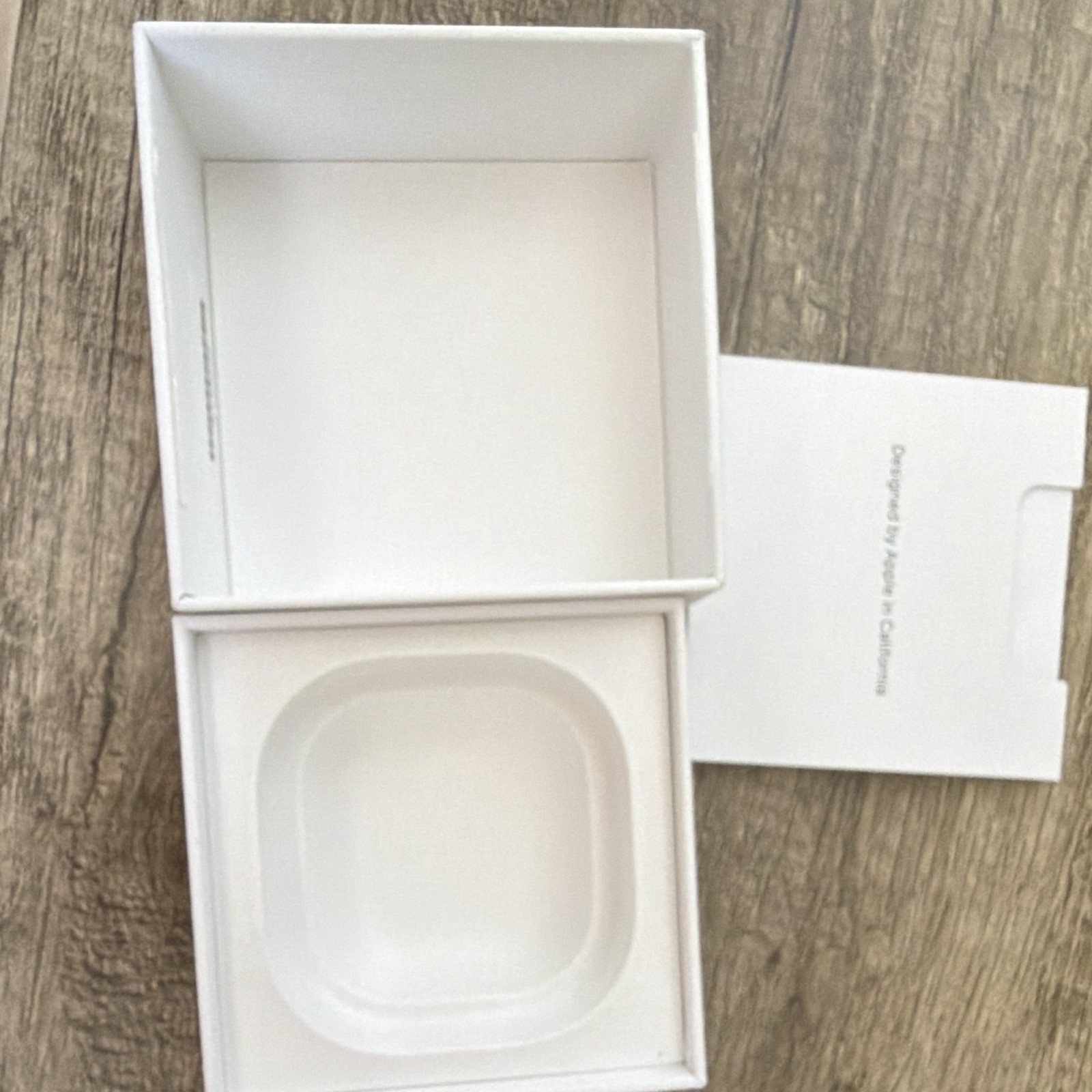 BOX ONLY—Apple AirPods 4 Empty Box/Packaging Only White Bluetooth In-Ear Earbud