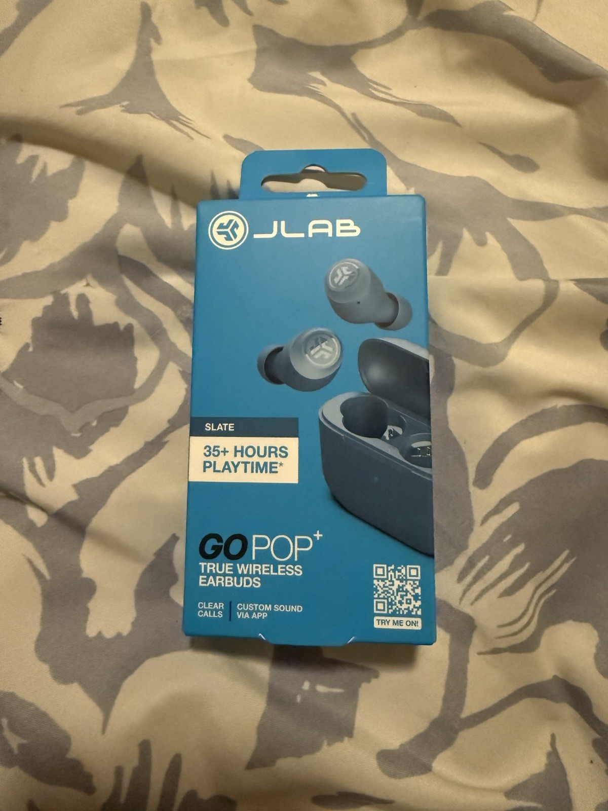 JLab EBGAIRPOPRSLT124 GO Air POP True Wireless In-Ear Headphones – Slate