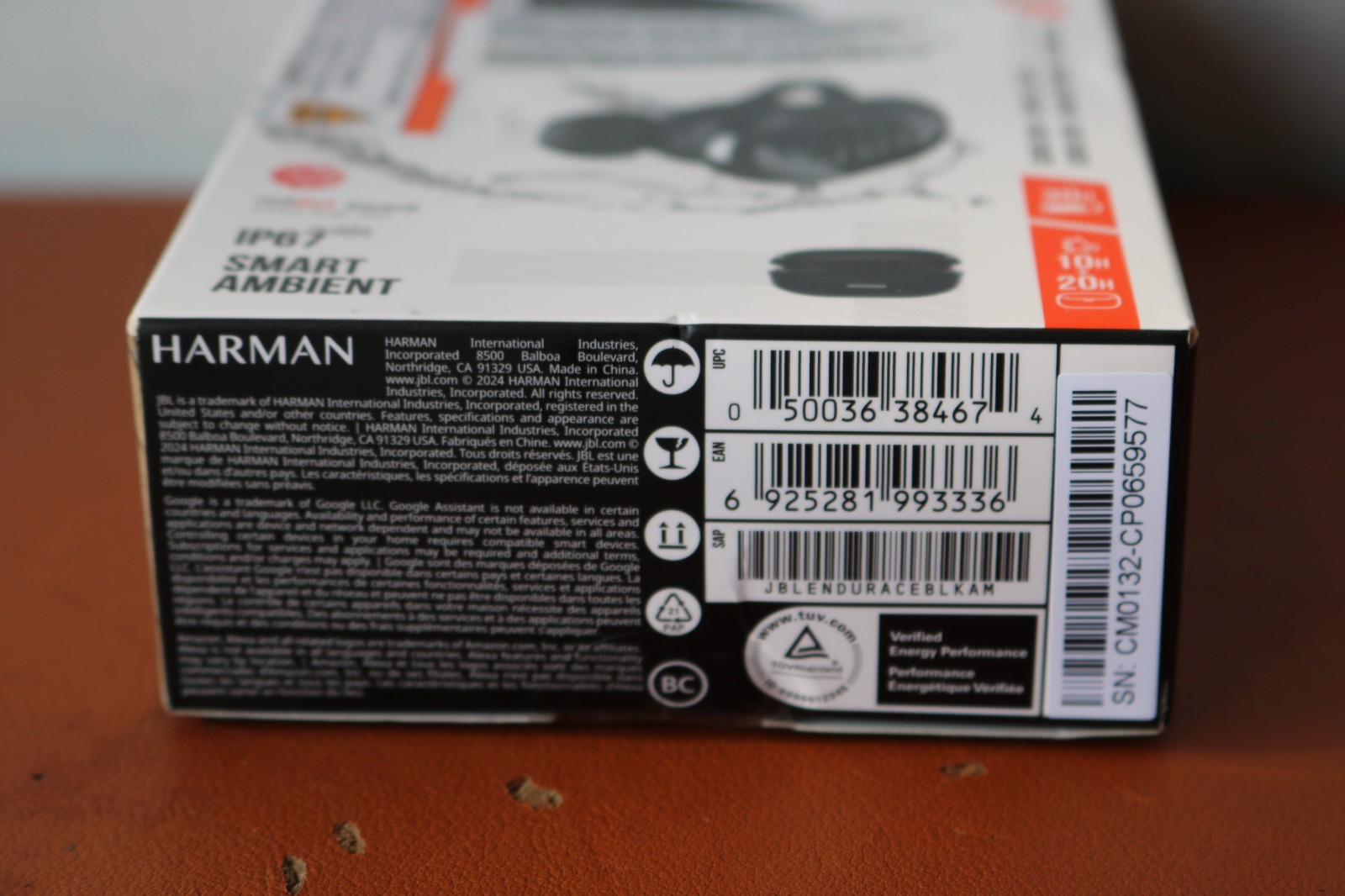 JBL Endurance Race True Wireless Waterproof Smart Ambient Earbuds
