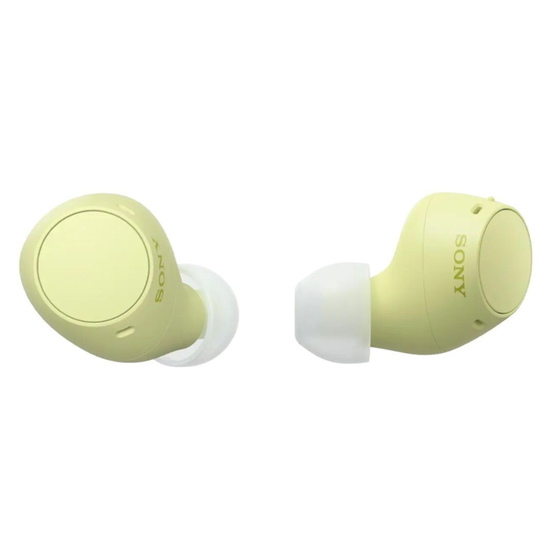Sony WF C510 Truly Wireless Yellow Earbuds Up To 11 Hours Battery Life