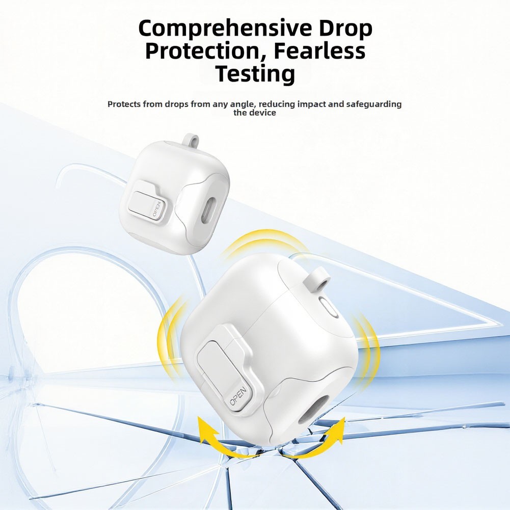 Protective Case for Huawei FreeClip 2 Automatic Locking Design Drop-Resistant