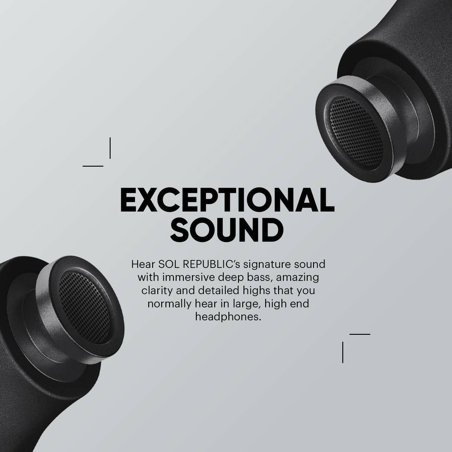 SOL Amps Air 2.0 Waterproof Wireless Bluetooth Earbuds (Sol Republic) Rose Gold
