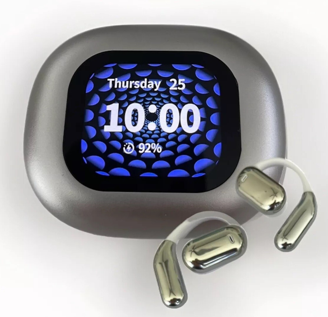 New TWS 80h SPORT Earbuds V5.4 WIRELESS WALLPAPER-LCD Touch Screen,IPX6