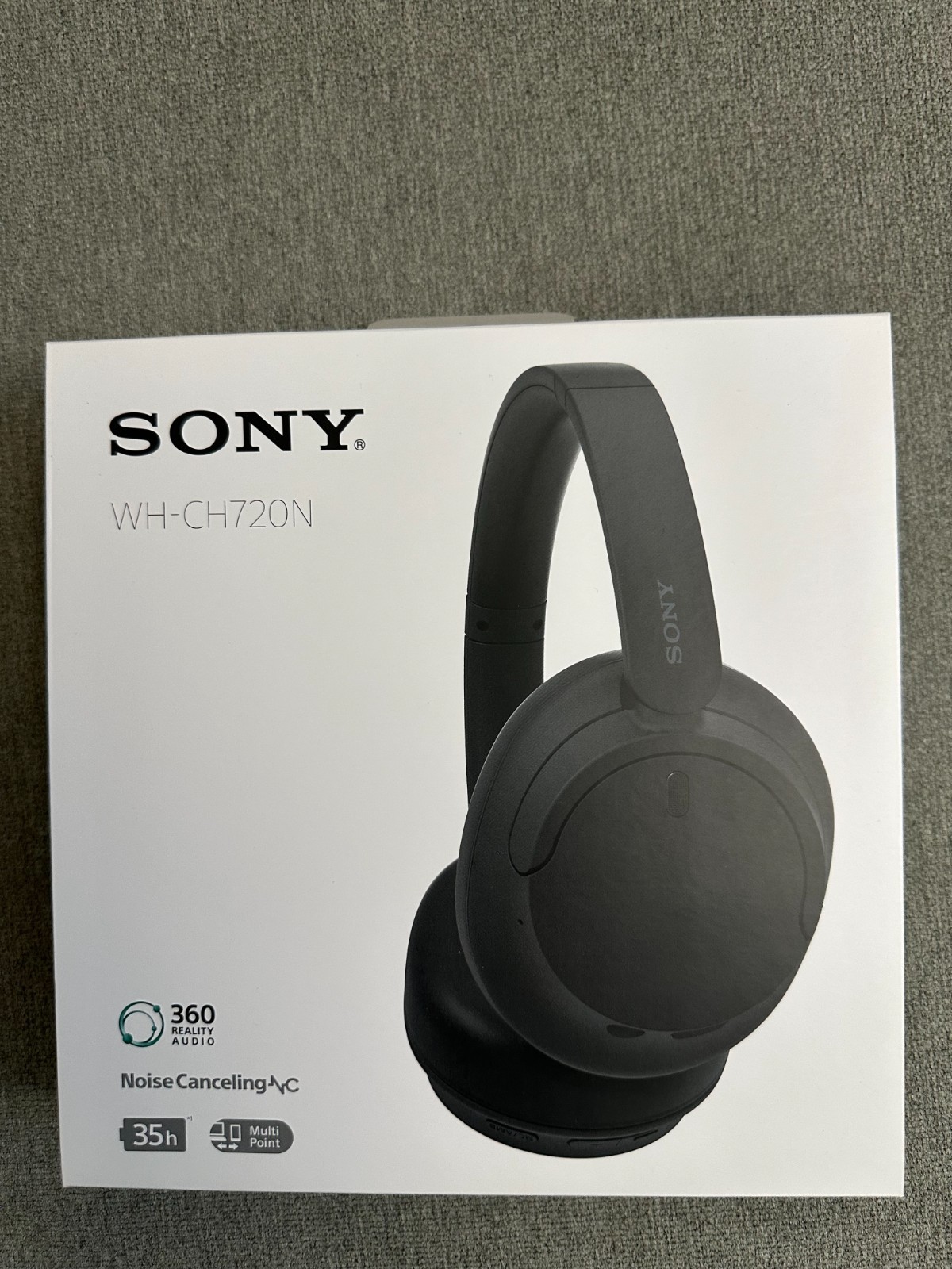 Sony WH-CH720N Noise Canceling Wireless – Bluetooth Headphones Black New