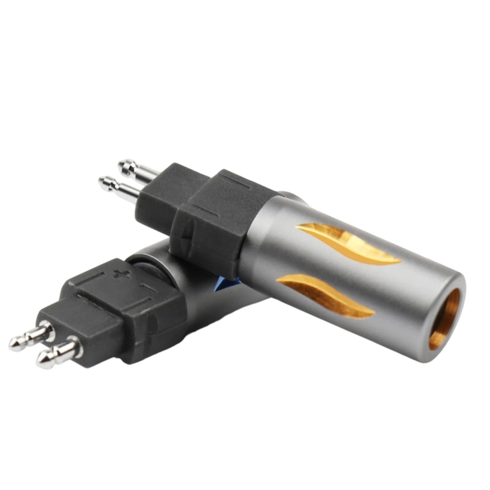 2 Pins Headphone Plug Plated Earphone Adapter for O9K89191