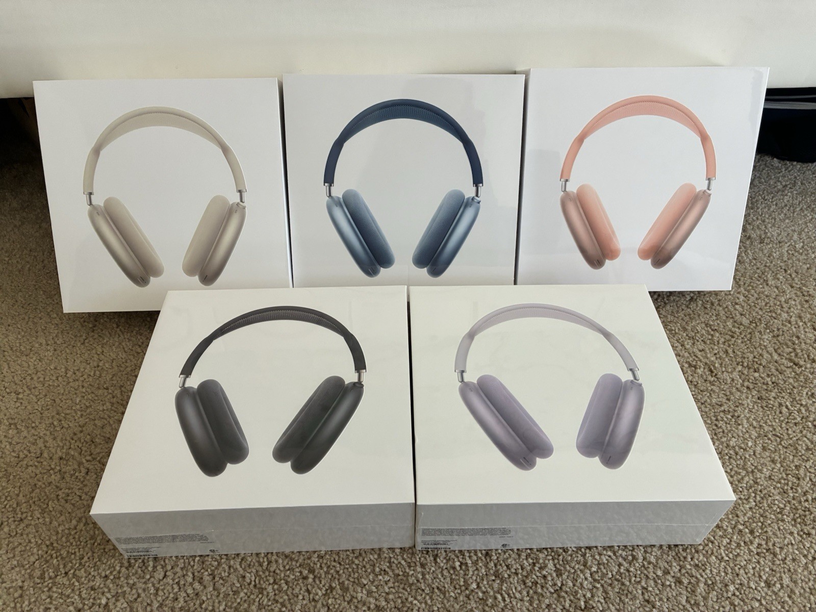 (For Parts Only) AirPods Max Wireless Headphones, Over-Ear, Assorted Colors