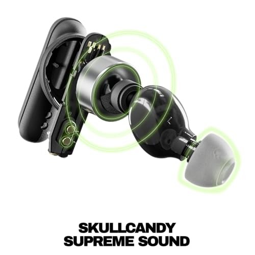 Smokin’ Buds Wireless Earbuds, Bluetooth Headphones, Noise True Black