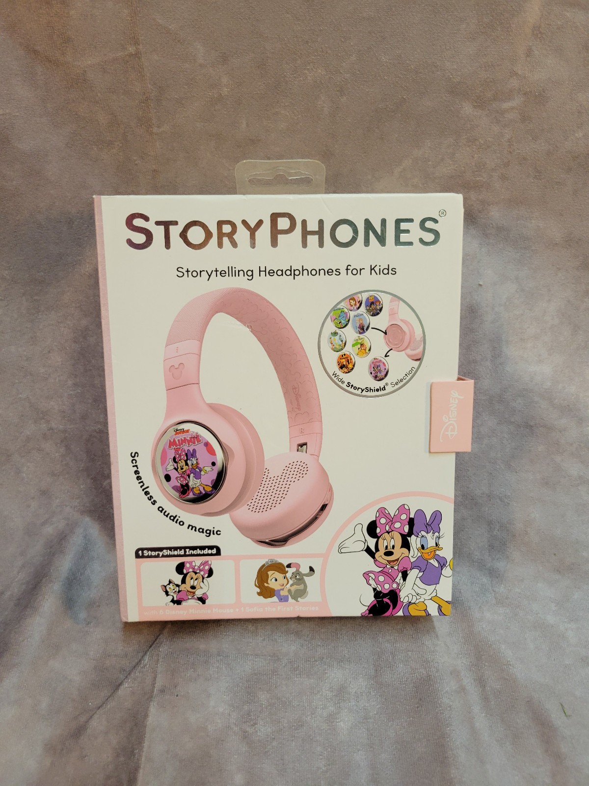 STORYPHONES Storytelling HEADPHONES for KIDS Disney Bundle with Stories Pink NEW