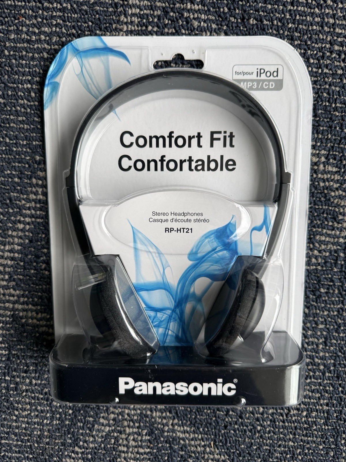 Panasonic RP-HT21 Lightweight On-Ear Headphones NEW FACTIRY SEALED LOOK