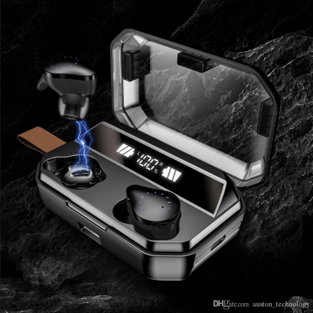 F9-5 V8 TWS Wireless Bluetooth Earphone 5.0 Touch IPX7 Waterproof Airbuds [G2]